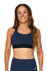 MALO all sport support high impact bra - navy