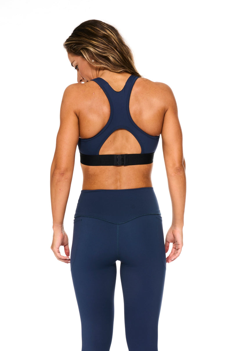 MALO all sport support high impact bra - navy