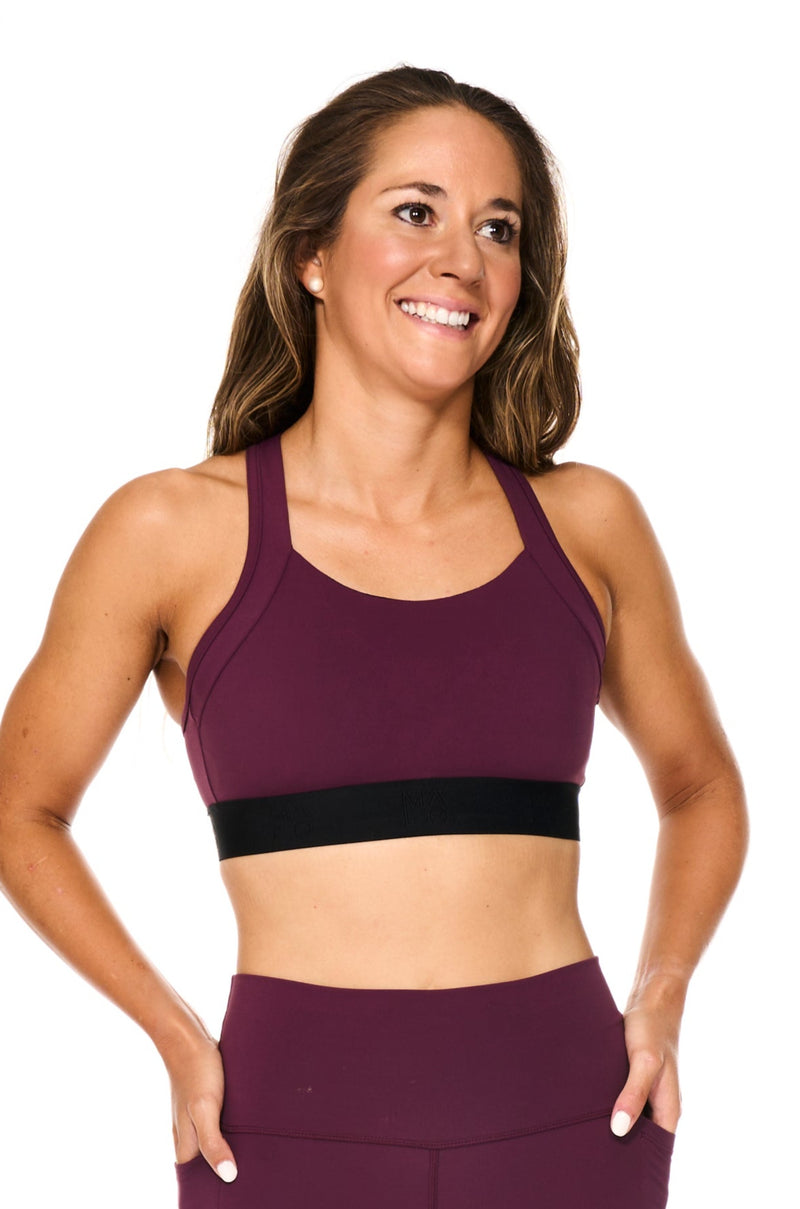 MALO all sport support high impact bra - shiraz