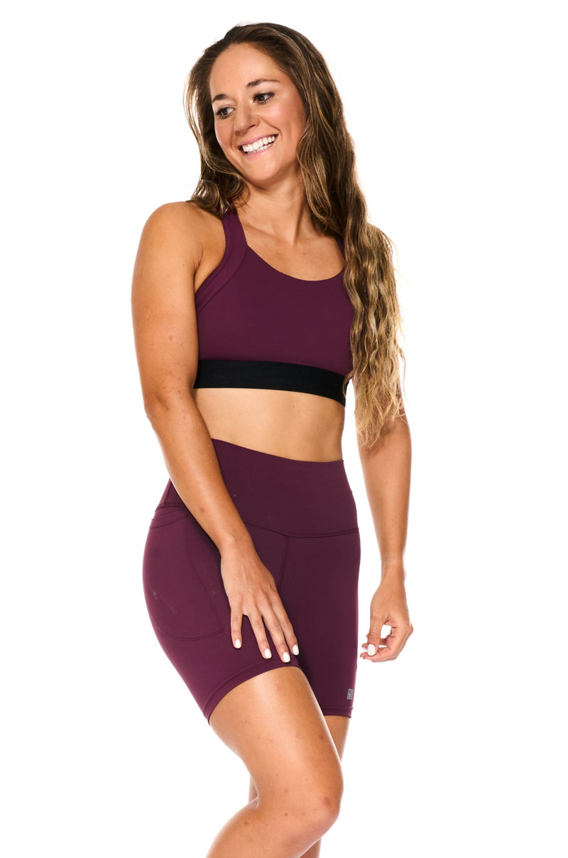 MALO all sport support high impact bra - shiraz
