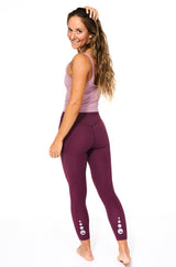MALO flow and go 7/8 tights - shiraz