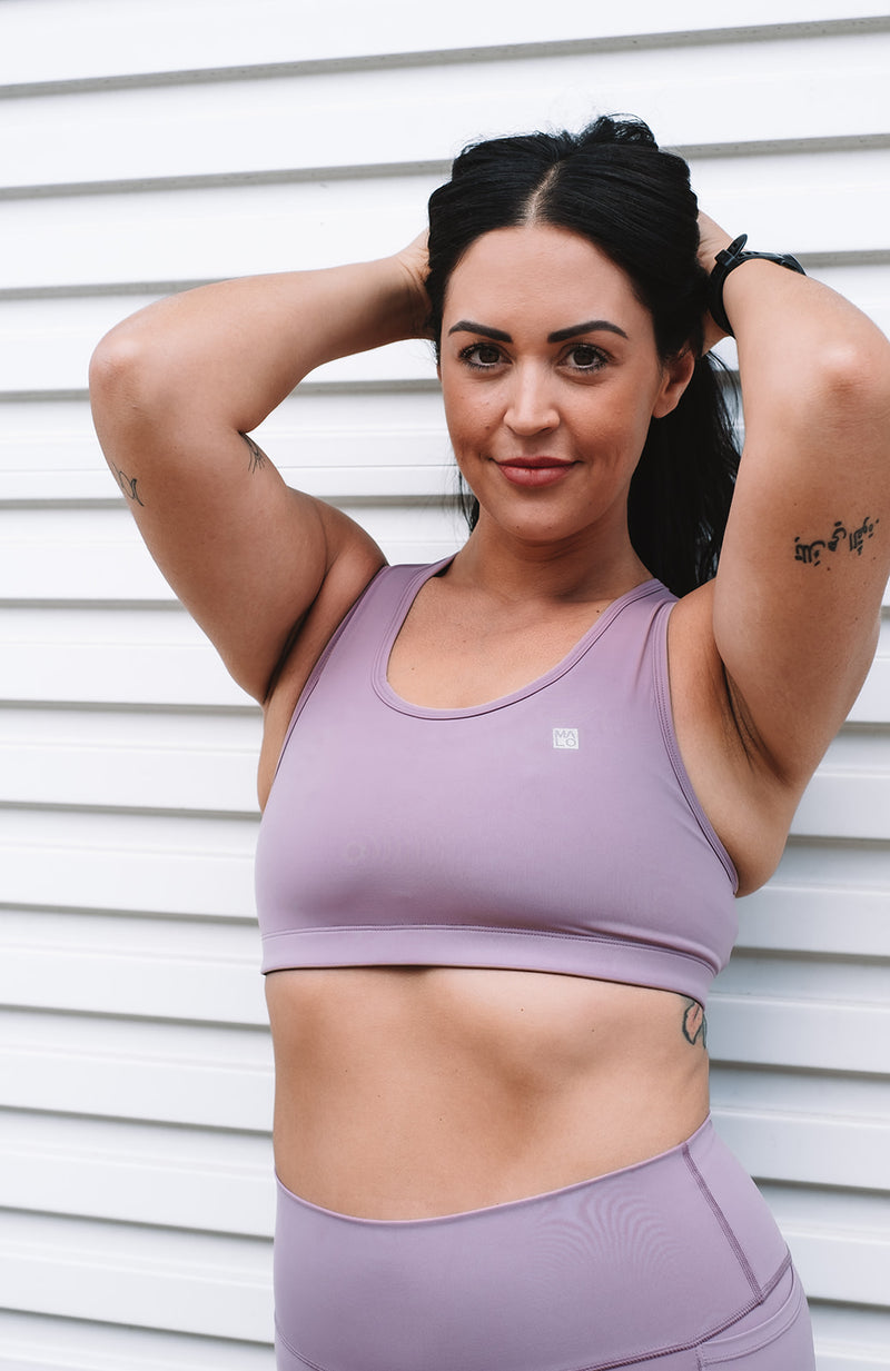 MALO racergirl bra w/pocket - rosé