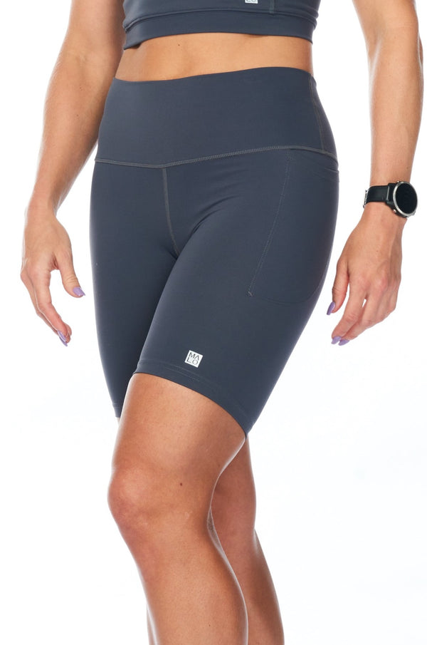 MALO little bit longer shorts 2.0 7" - dusky gray