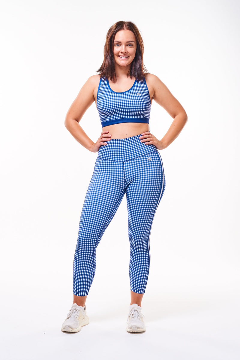 MALO on the run 7/8 tights - classic gingham