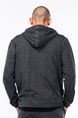 men's ultimate travel hoodie - slate heather