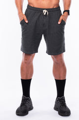 men's limitless jogger short - slate heather