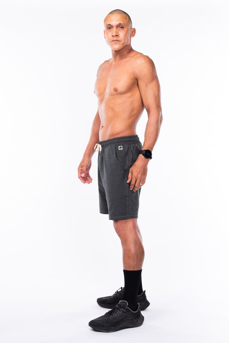 men's limitless jogger short - slate heather