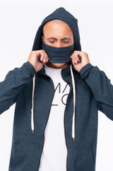 men's ultimate travel hoodie - indigo heather