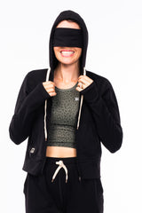 women's ultimate travel hoodie - black