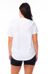 minimal tee - white