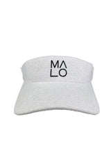 MALO terry visor - white