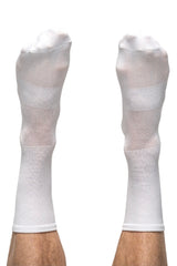 MALO signature socks - white