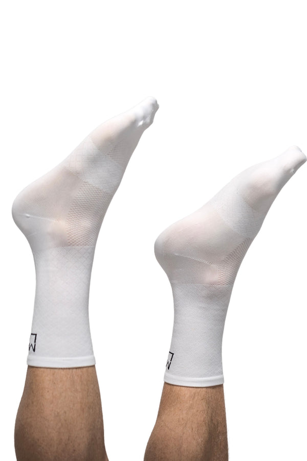 MALO signature socks - white