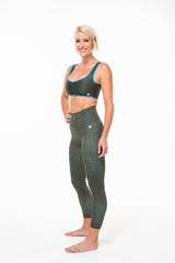 Panther 7/8 Leggings. Animal print quick-dry leggings perfect for workouts.