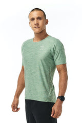 Men's Cool It Tee - Sagebrush. Green workout shirt. Performance shirt for running.